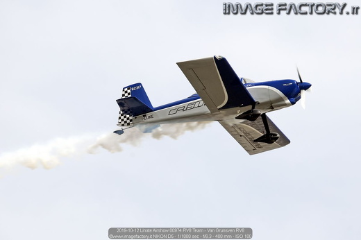 2019-10-12 Linate Airshow 00974 RV8 Team - Van Grunsven RV8